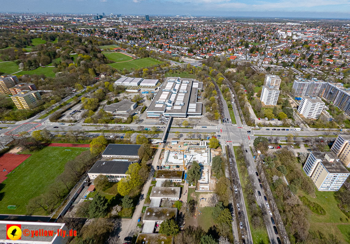 21.04.2023 - Baustelle Haus für Kinder in Neuperlach